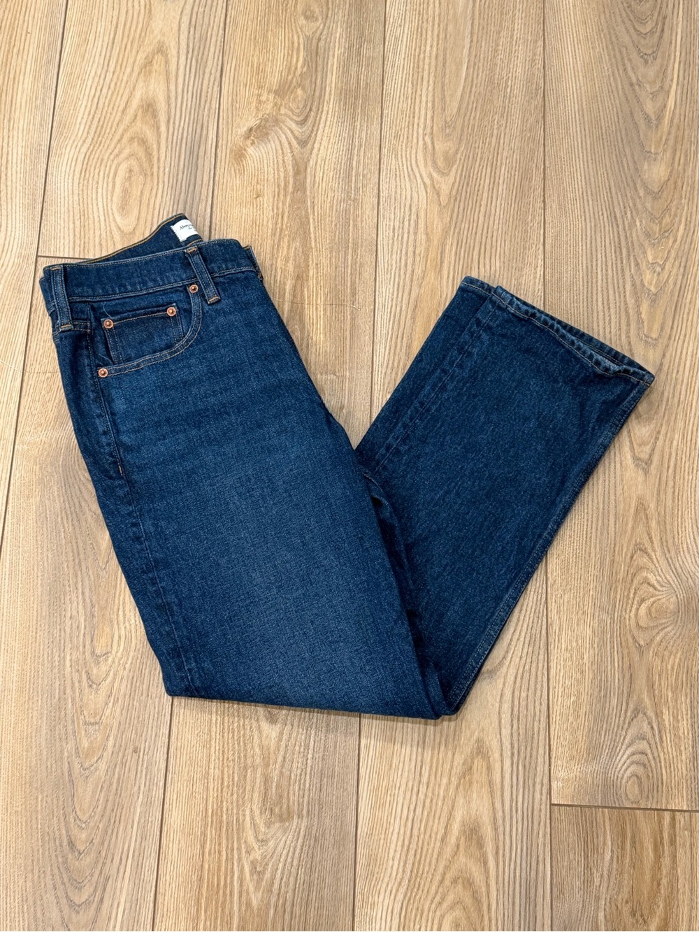 Abercrombie & Fitch Indigo Straight Leg Jeans